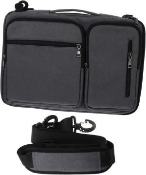 1Pc Adjustable Water Resistant Shoulder Bag Handbag for Notebook Professional Travel Case with Removable Strap