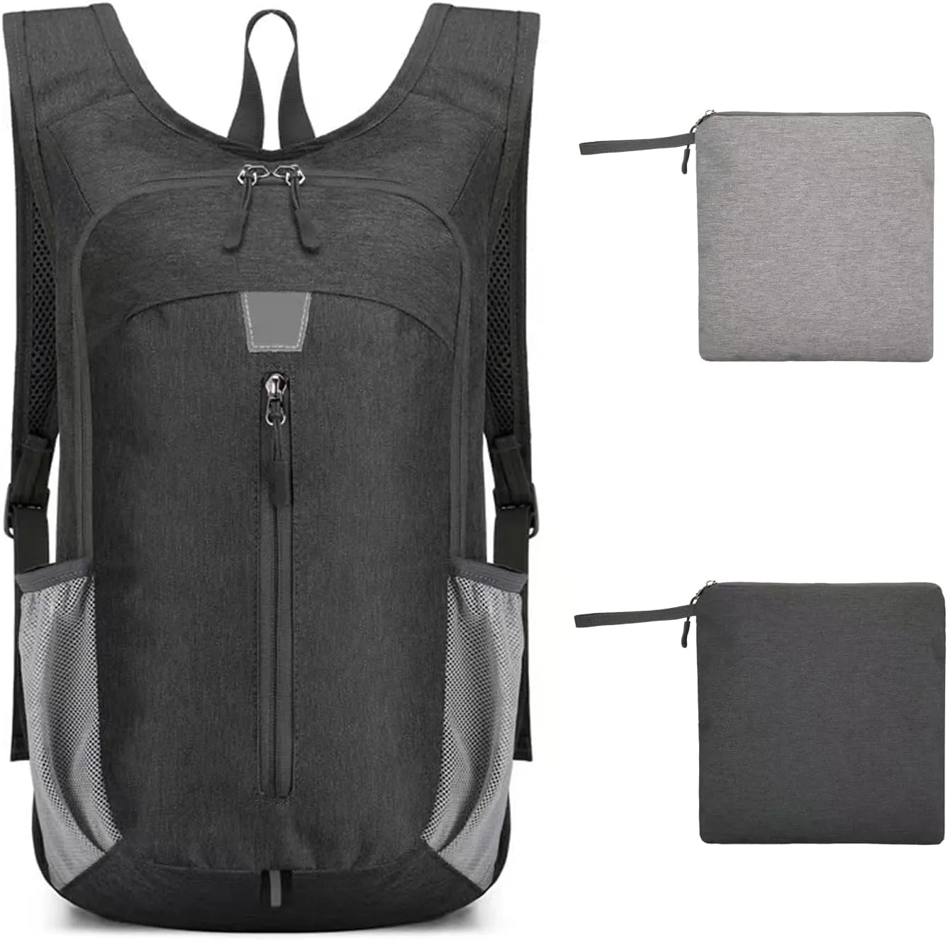 20L Foldable Backpack Water Resistant Lightweight Packable Hiking for Men & Women, backpack Travel OutdoorCamping(black)