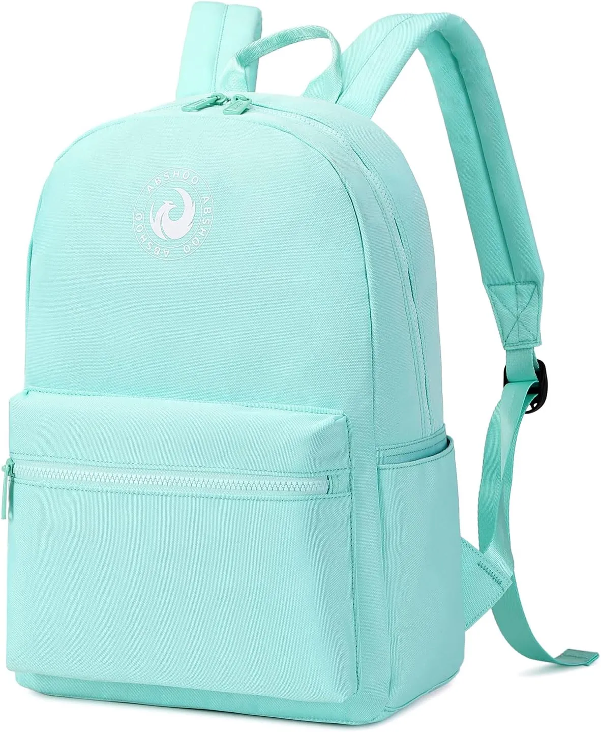 Abshoo Lightweight Backpack for School Classic Basic Water Resistant Casual Daypack Plain Bookbag (Teal Bule)