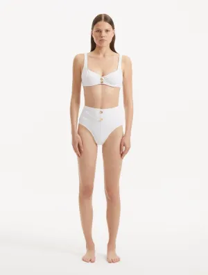 Adva White Bikini Set