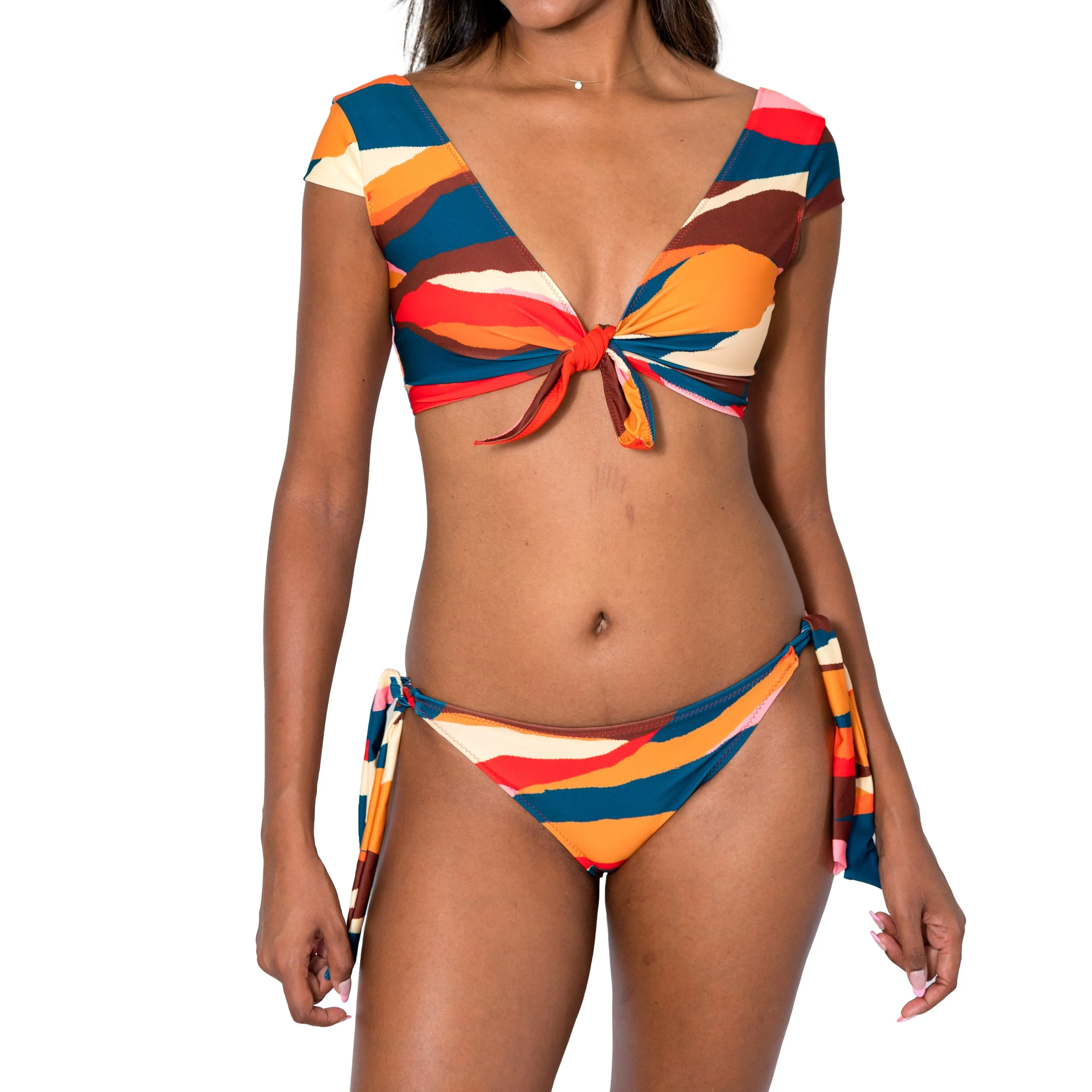 Aima Dora | Wrap Crop Top