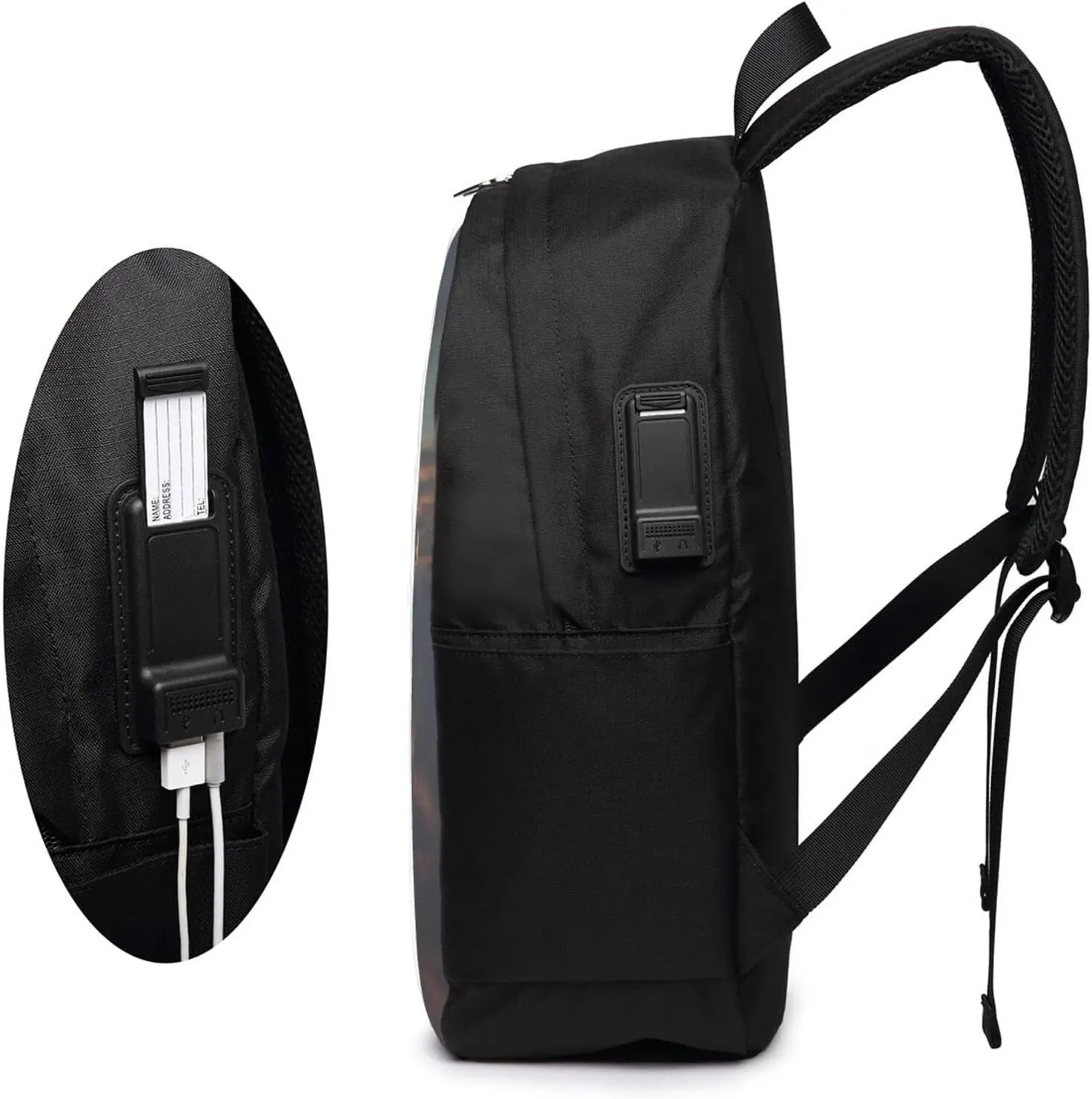 Airplane Travel Laptop Backpack - Durable Business Laptops Backpack with USB Charging Port