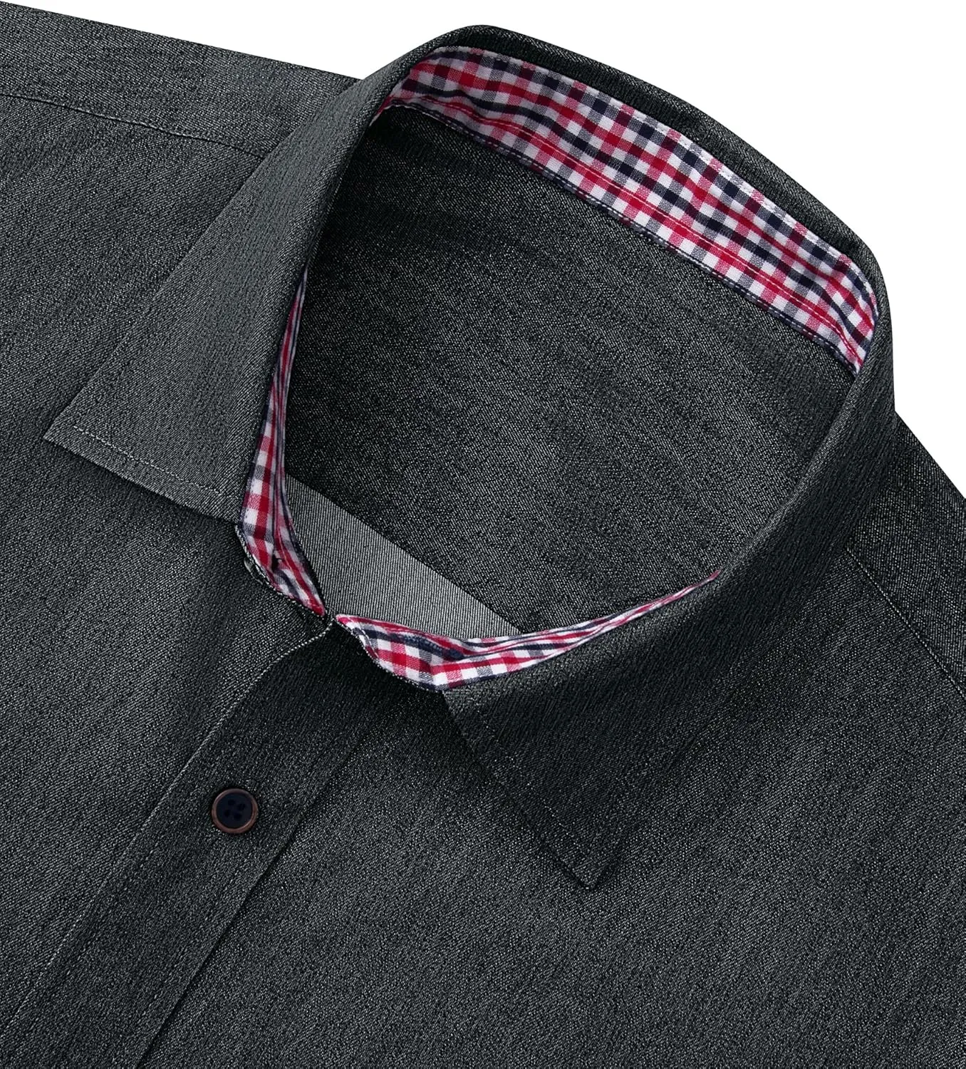 Alimens & Gentle Men's Denim Shirts Casual Button Down Long Sleeve Western Work Dress Shirts for Men