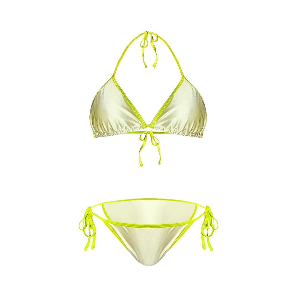 Allegra Tied String Swimsuit Bikini