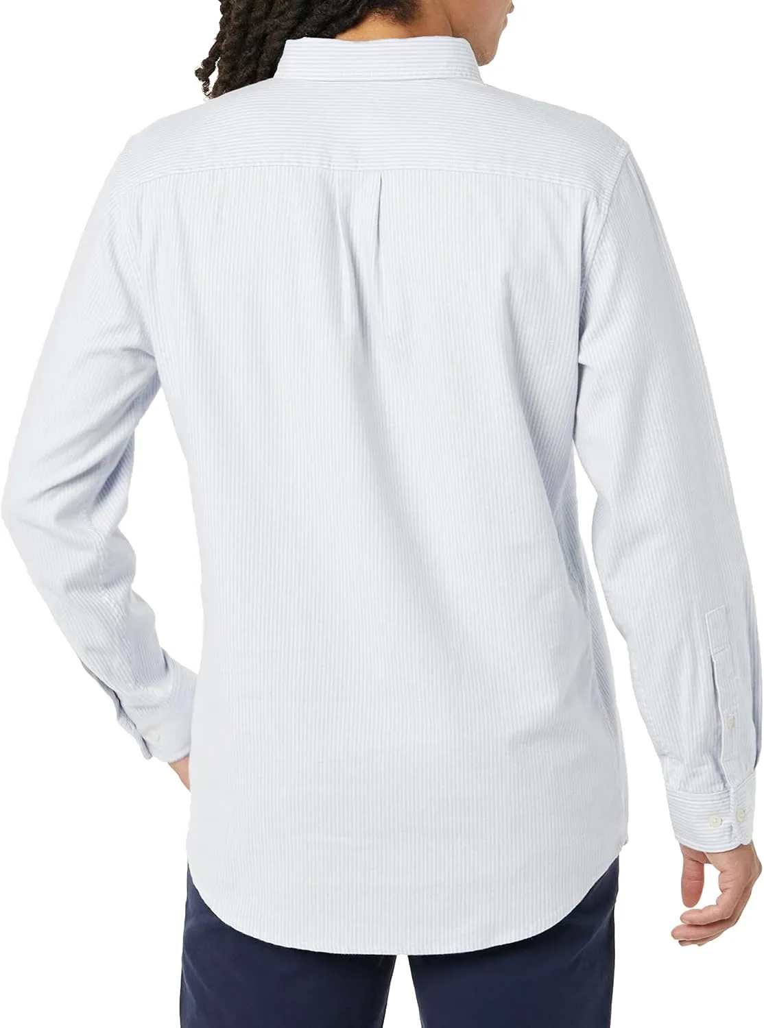Amazon Essentials Men's Oxford Shirt, Slim-Fit Stretch, Long-Sleeve, Button Up