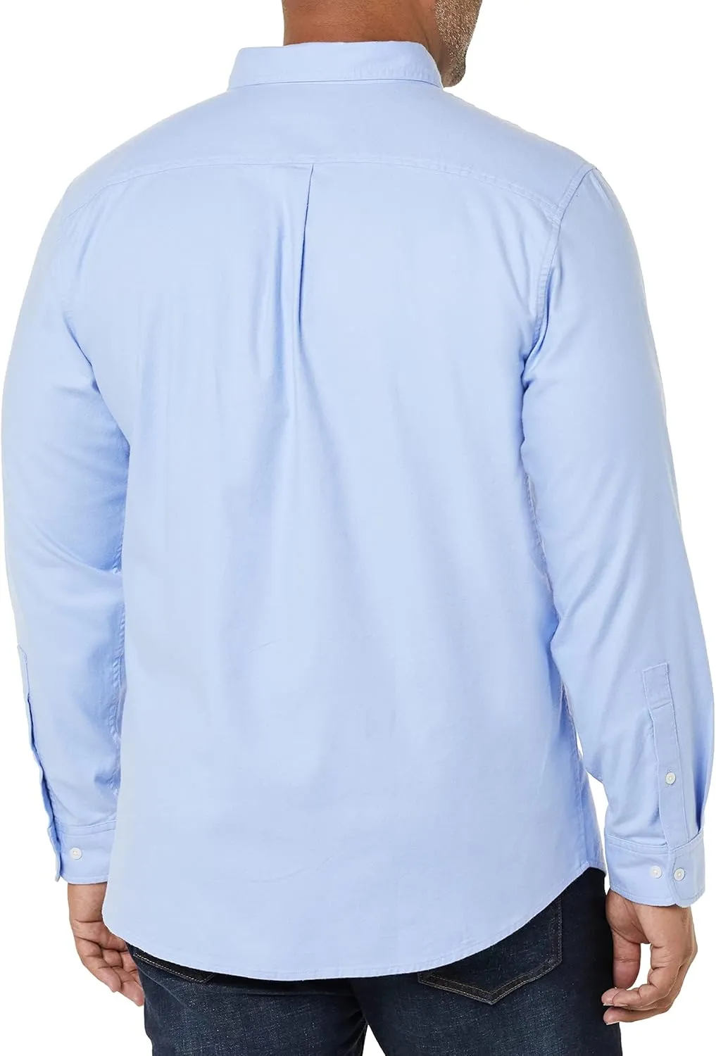 Amazon Essentials Men's Oxford Shirt, Slim-Fit Stretch, Long-Sleeve, Button Up
