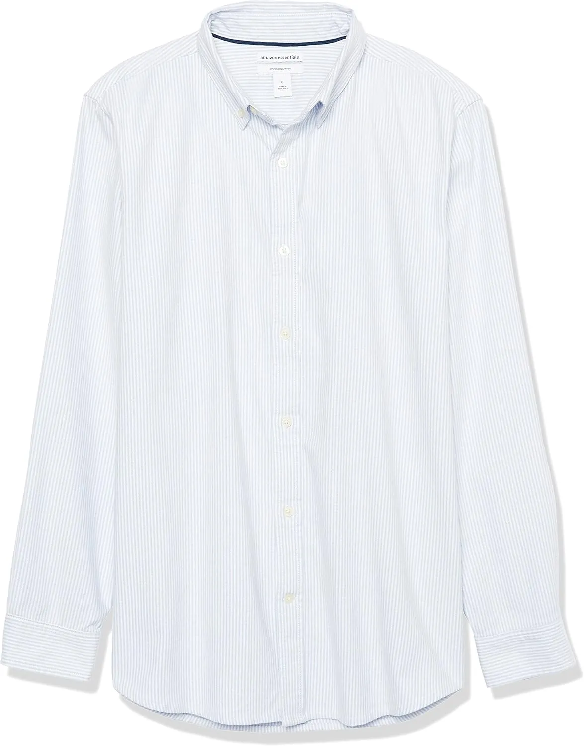 Amazon Essentials Men's Oxford Shirt, Slim-Fit Stretch, Long-Sleeve, Button Up