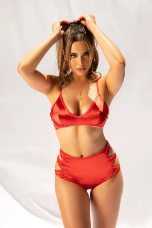 Aphrodite Bralette - Red