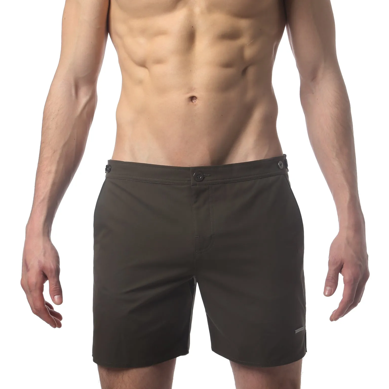 Army Green 6" Catalonia Solid Stretch