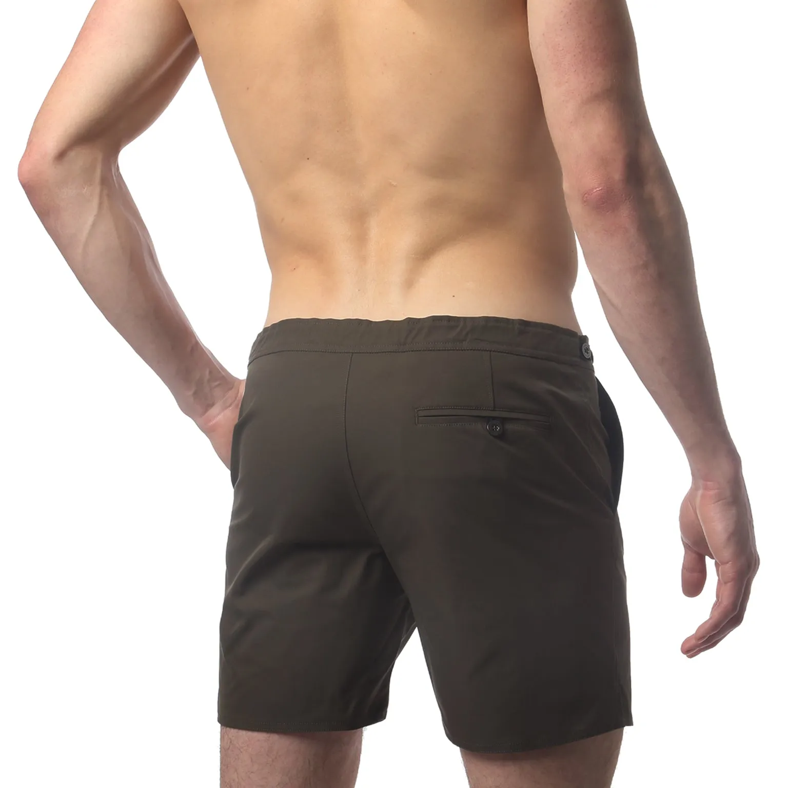 Army Green 6" Catalonia Solid Stretch