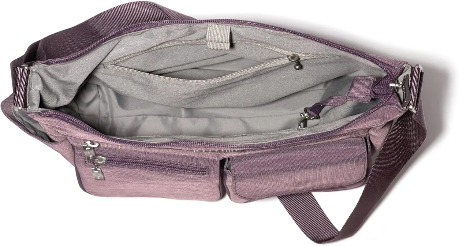 Baggallini Everywhere Bagg Crossbody Women 11x9 Lightweight Nylon Hobo Water-Resistant Travel Bag W/RFID