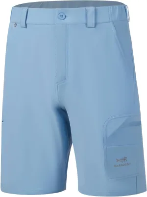 BASSDASH 10.5 Mens Fishing Cargo Shorts Quick Dry UPF 50  Water Resistant FP01M