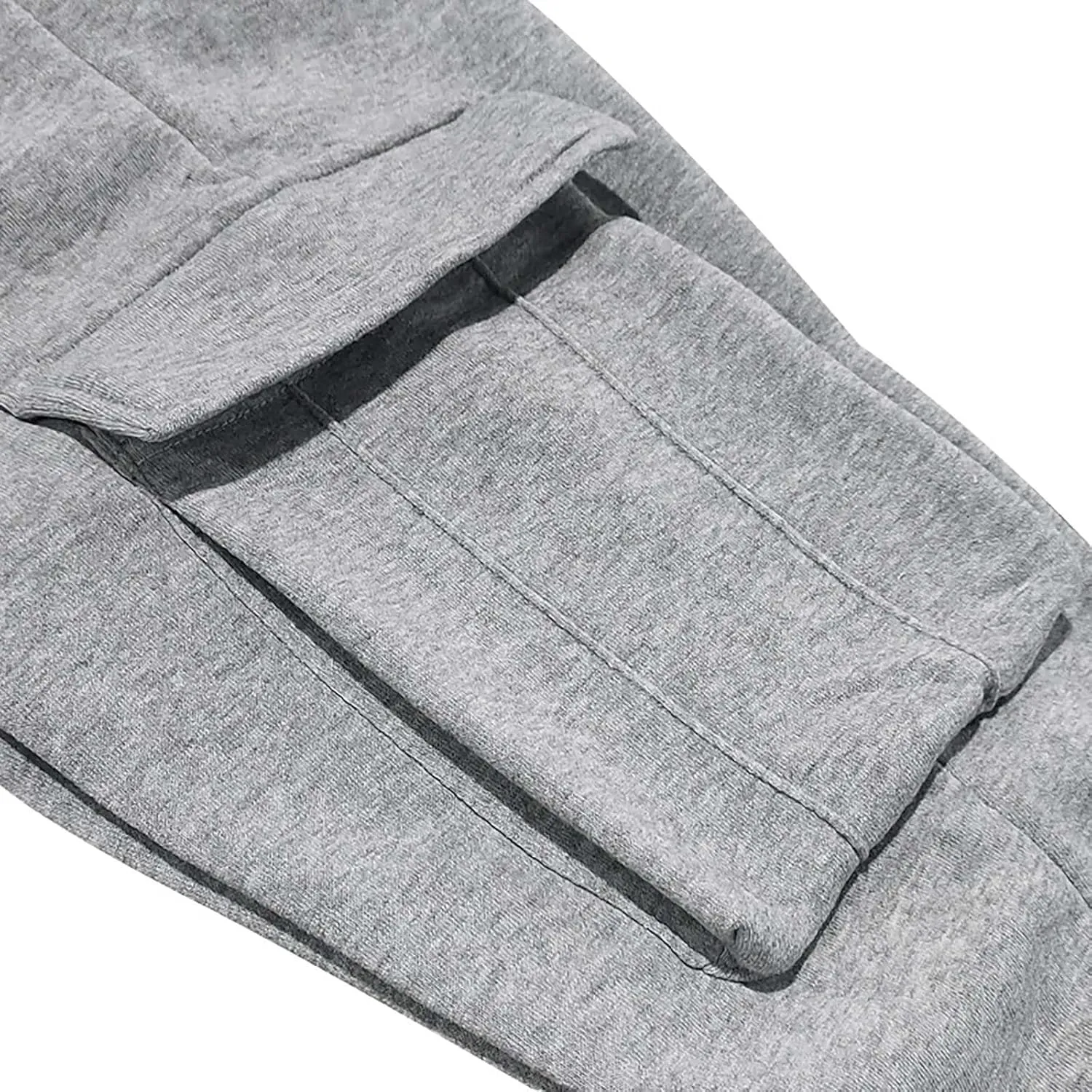 Big and Tall Joggers for Men Casual Warm Fleece Sweatpants with Pockets Darwstring Waist Baggy Cargo Work Pants