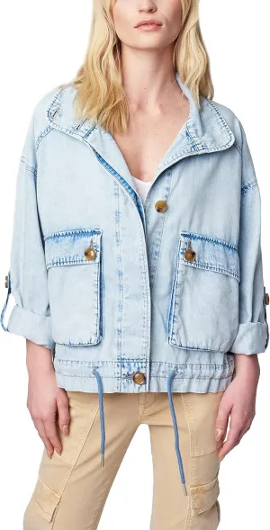 [BLANKNYC] womens Tencel Utility Jacket