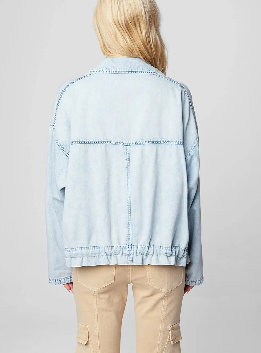 [BLANKNYC] womens Tencel Utility Jacket