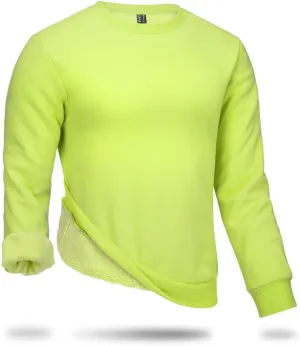 Boladeci Men's Crewneck Sweatshirt Fleece Lined Long Sleeve No Hood Winter Thermal Workout Casual Pullover Sweat-Shirts