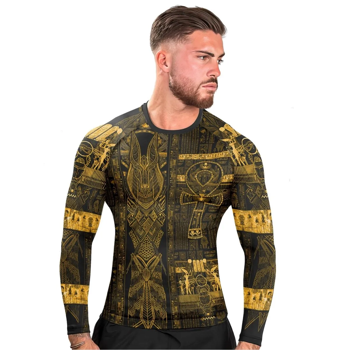 Book Of The Dead-Limited Men's Long Sleeve Rash Guard