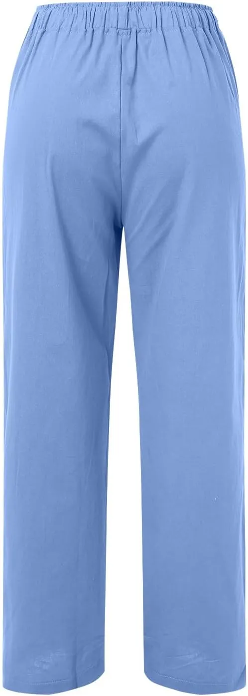 Bootcut Jeans for Women Winter Velvet Outfits Trousers with Pockets Straight Leg Straight Leg