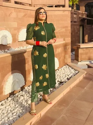 Bottle Green Suit