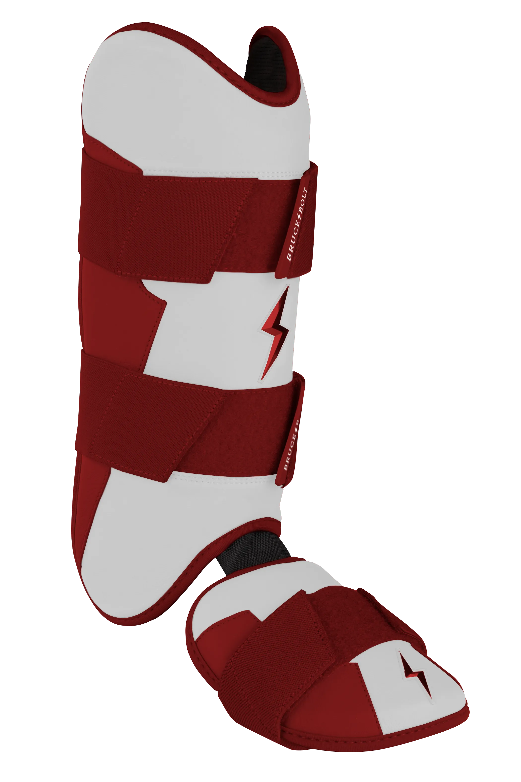 BRUCE BOLT Chrome Series Leg Guard - MAROON