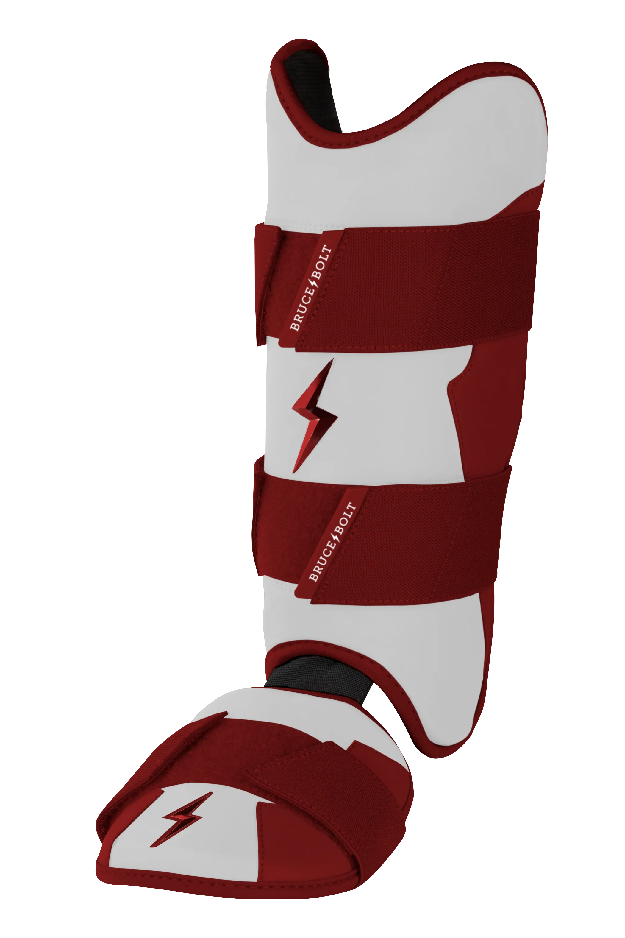 BRUCE BOLT Chrome Series Leg Guard - MAROON
