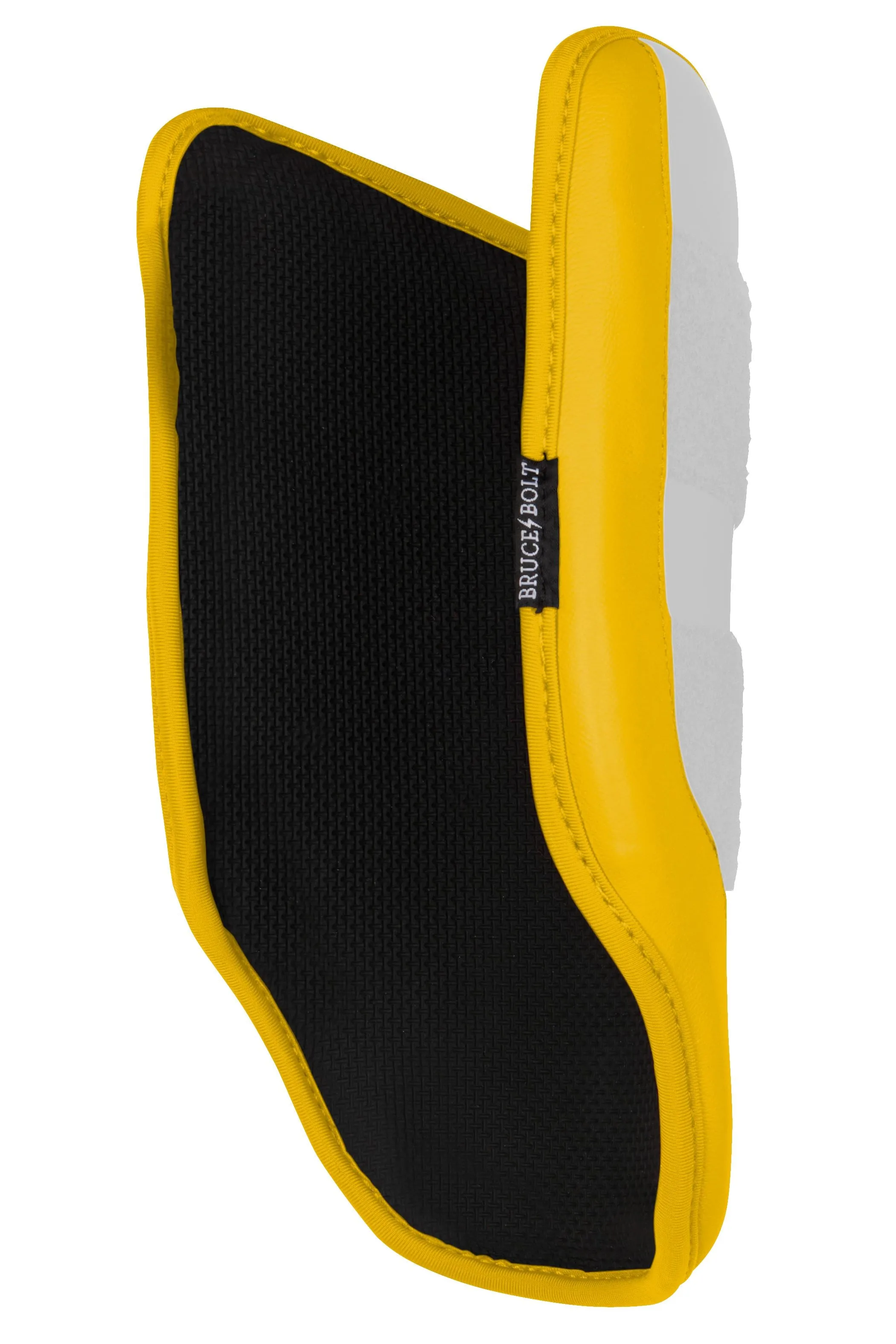 BRUCE BOLT PREMIUM PRO 9" Elbow Guard - CHROME YELLOW