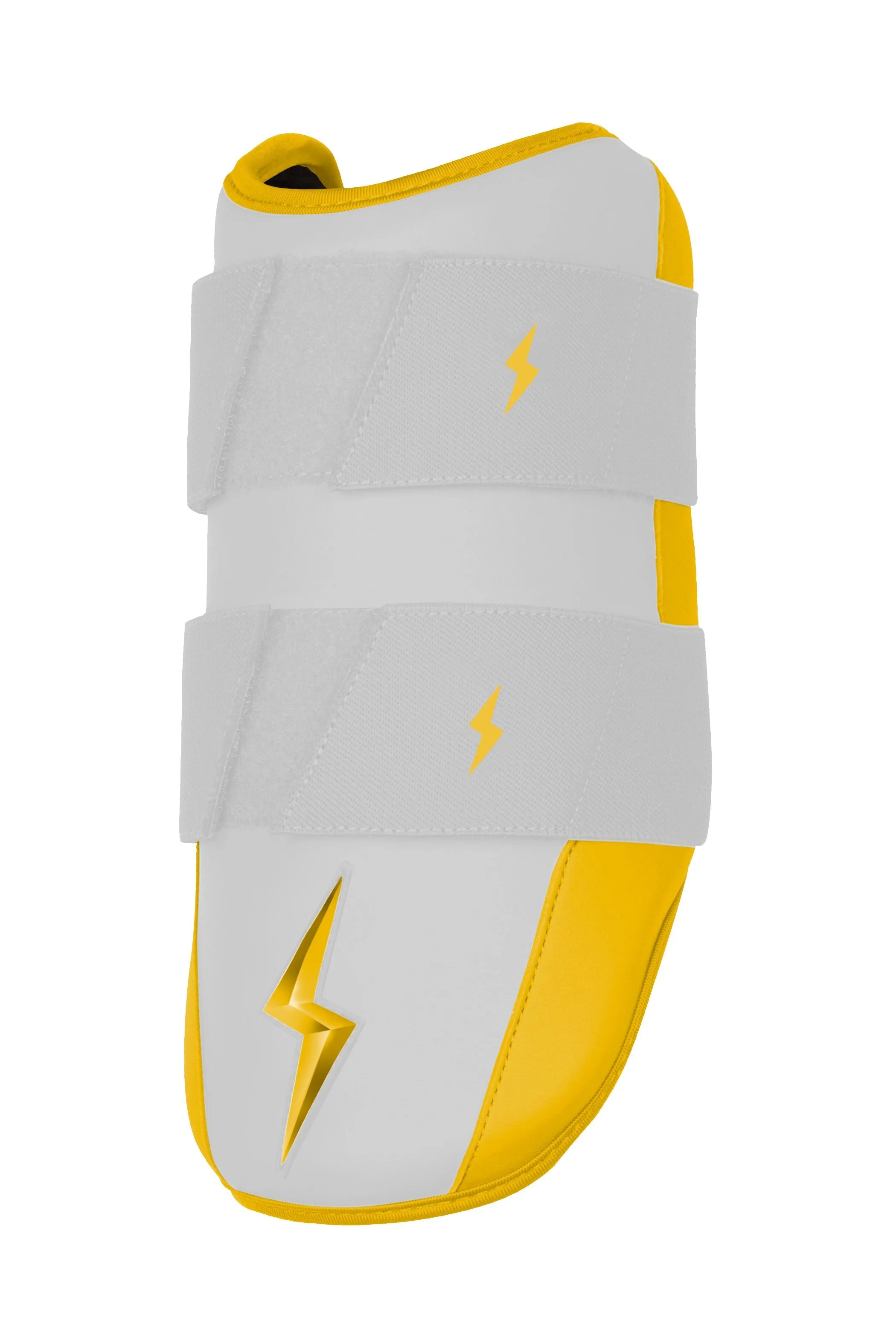 BRUCE BOLT PREMIUM PRO 9" Elbow Guard - CHROME YELLOW