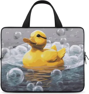 Bubble Duck Laptop Bag Durable Laptop Sleeve Water-Resistant Notebook Bag for Computer Or Tablet