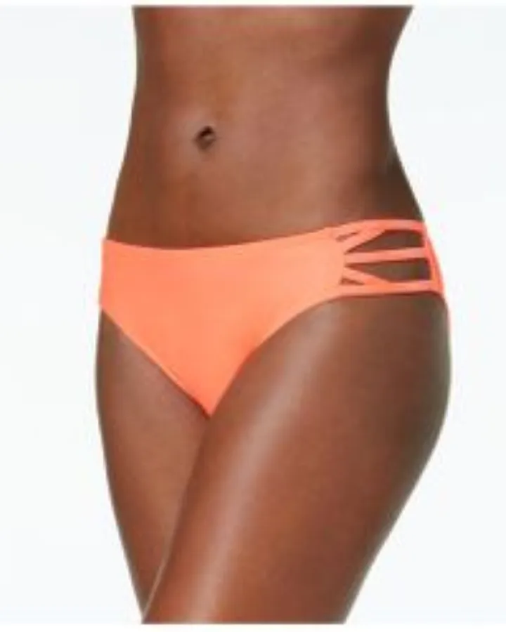California Waves Juniors' Strappy Hipster Bikini Bottoms