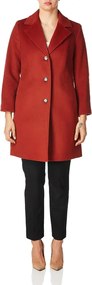 Calvin Klein Women's Classic Cashmere Wool Blend Coat