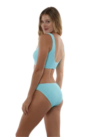 Cancun Classic Seamless Full One Size Bikini BOTTOM ONLY (Island Blue)