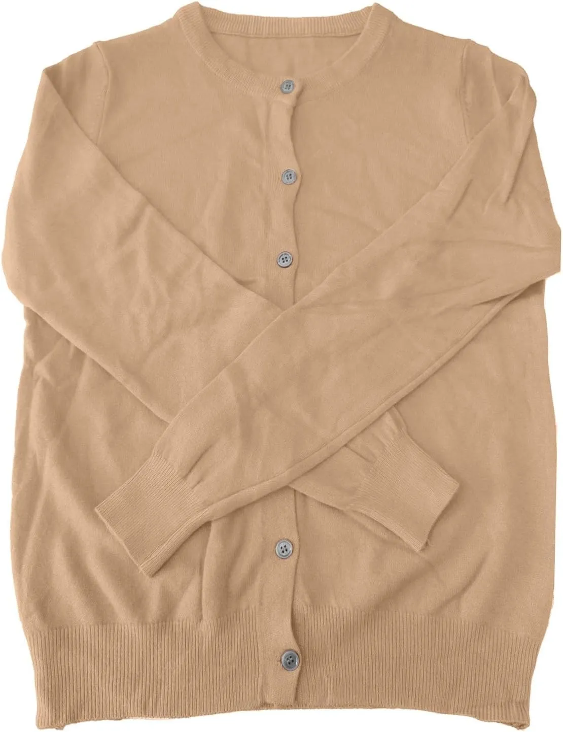 Cardigan Sweaters for Women Casual Long Sleeve Open Front Button Down Knit Outwear Soft Comfy Fashion Clothes
