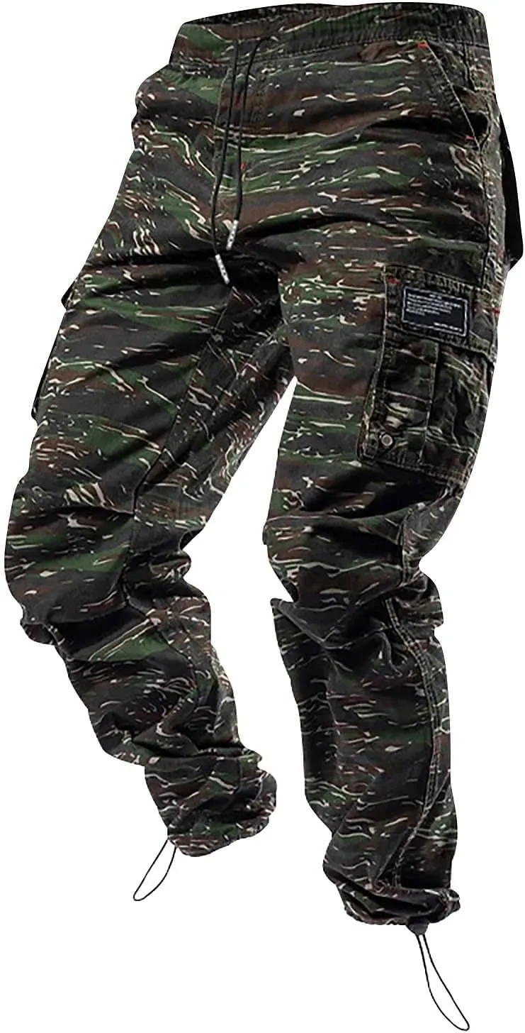 Cargo Pants for Men City Special Service Trousers Relaxed Fit Mens Slacks Military Fan Ix7 Overalls with Pocket