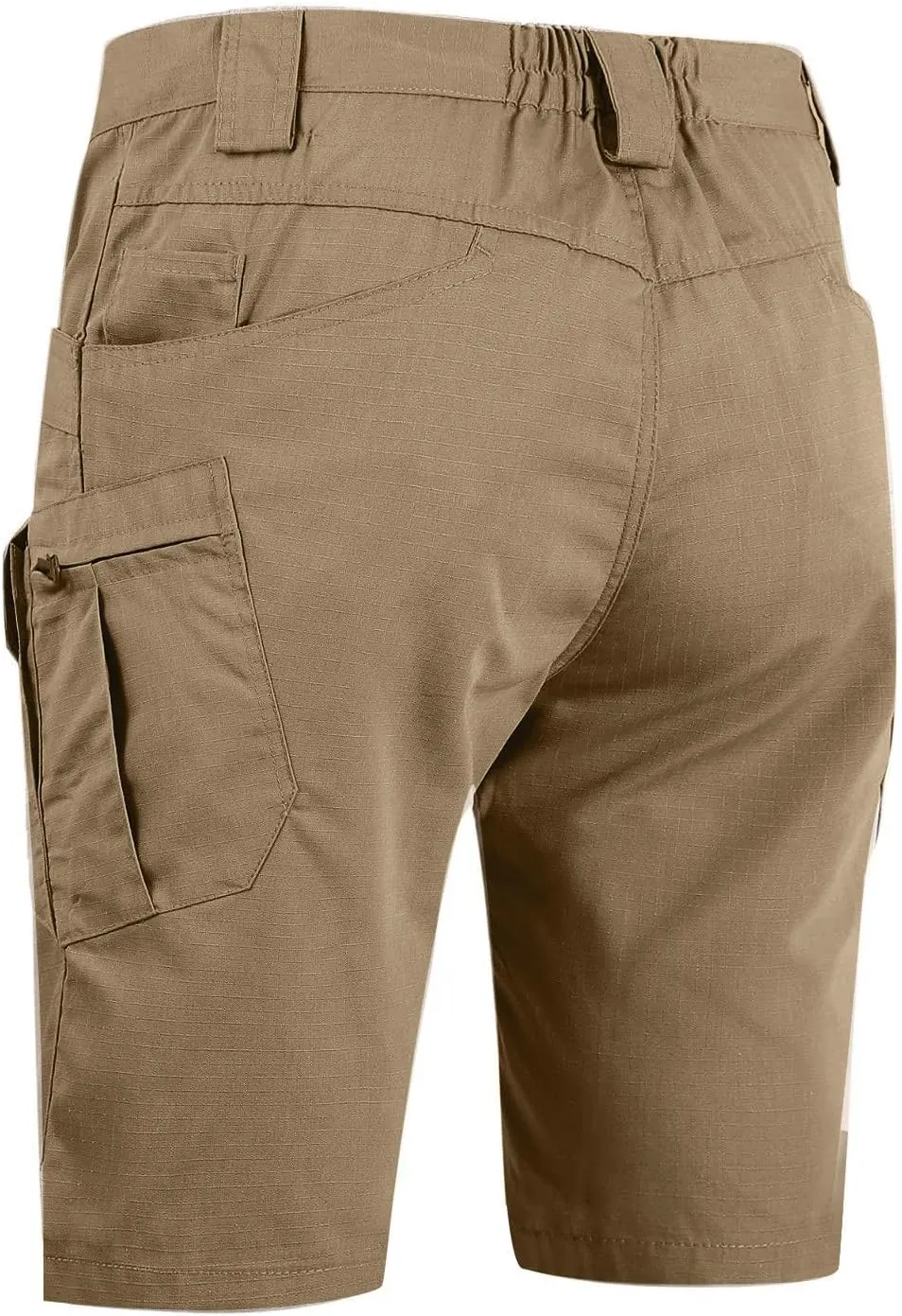 Cargo Shorts for Men Big and Tall Multi Pockets Trunks Golf Twill Elastic Camping Capri Summer Fishing Short