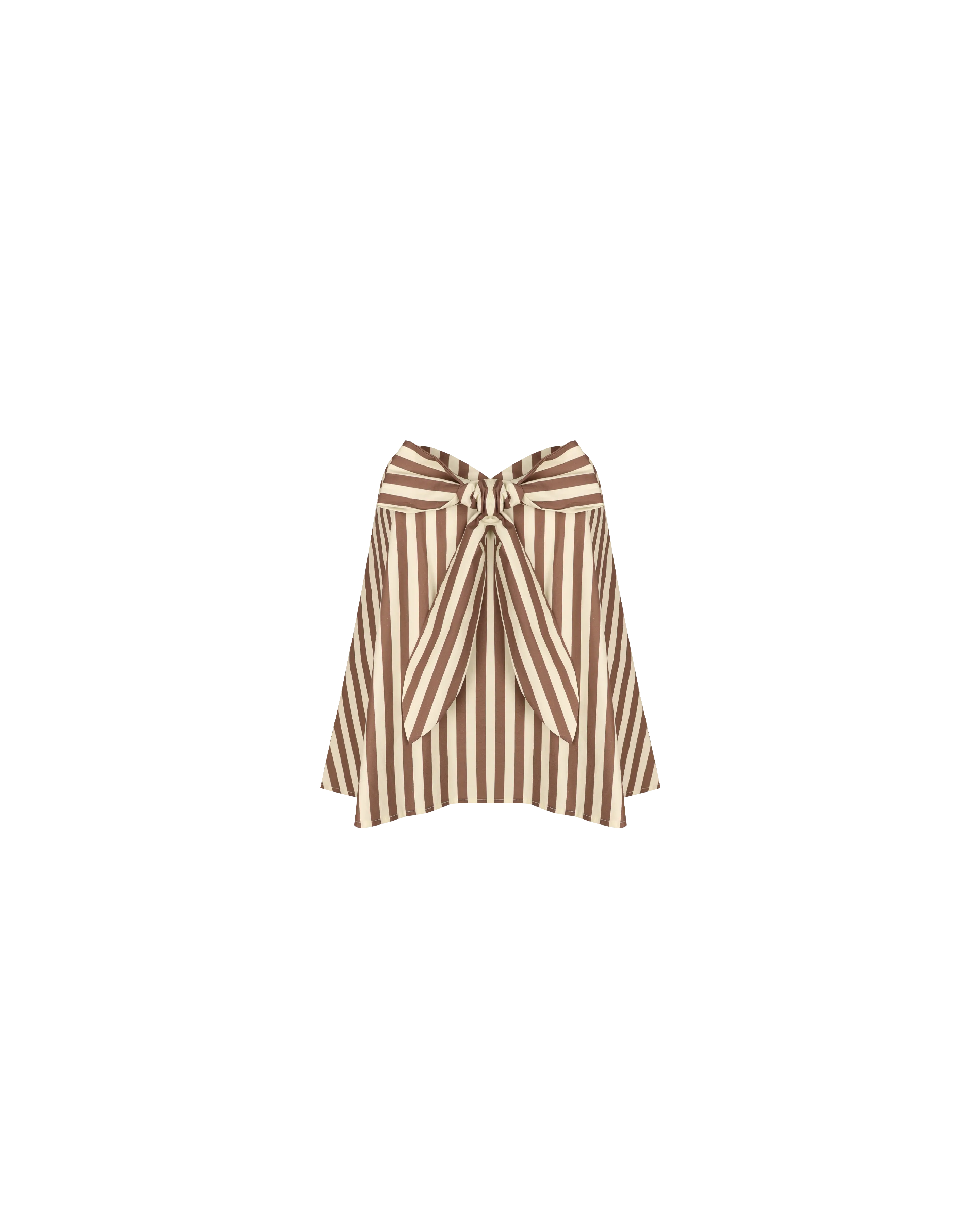 CARMEN BODICE BROWN BUTTER STRIPE