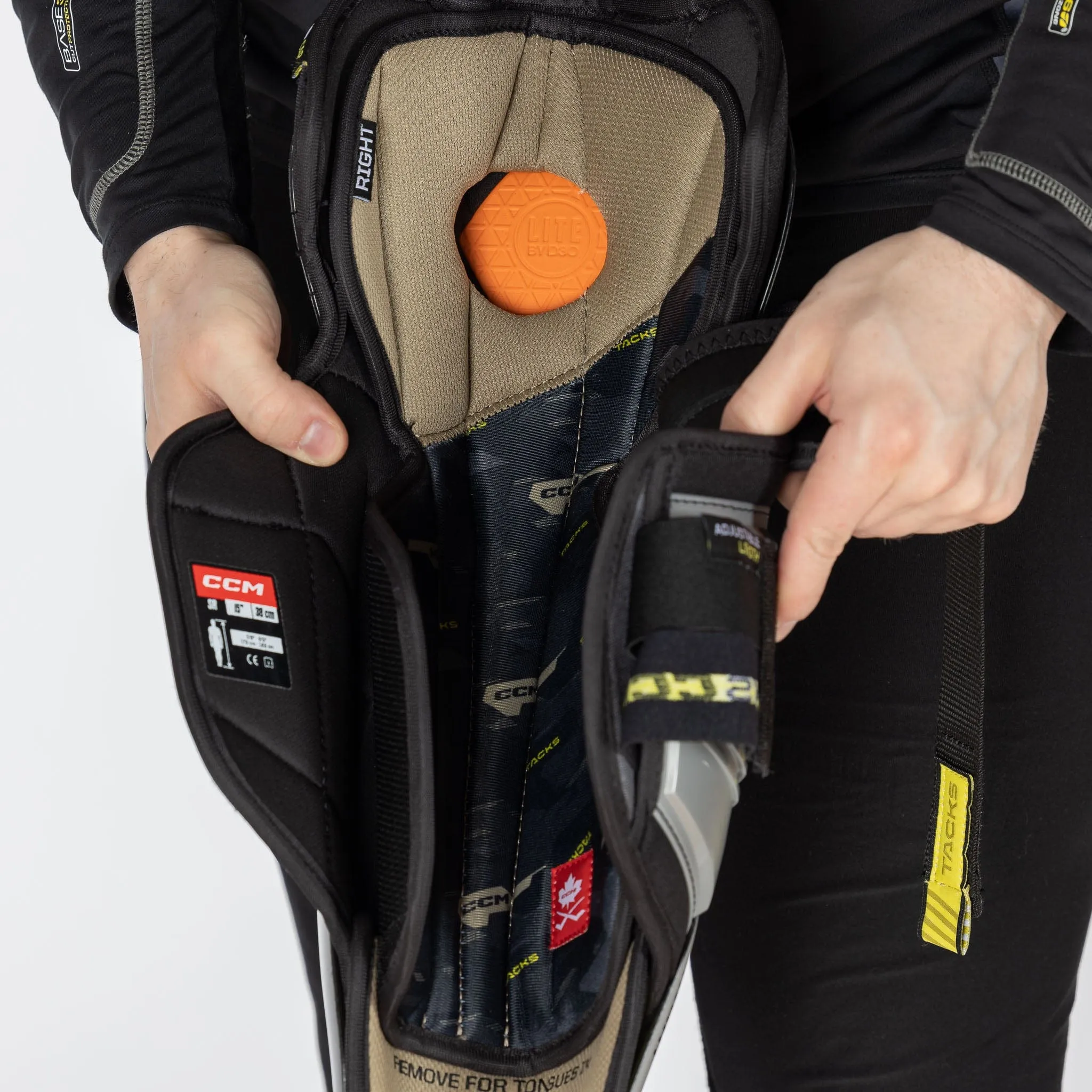 CCM Tacks AS-V Senior Hockey Shin Guards