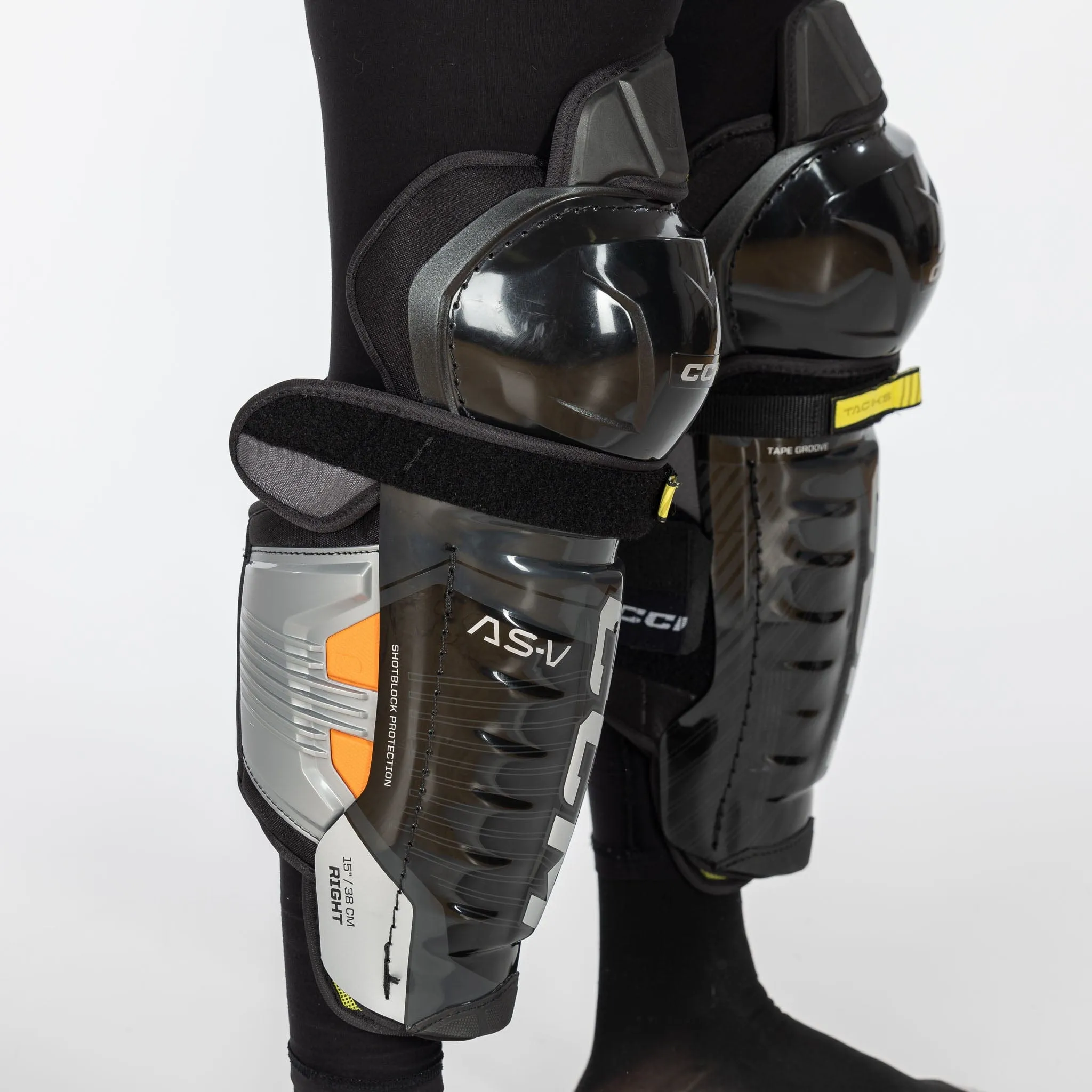 CCM Tacks AS-V Senior Hockey Shin Guards