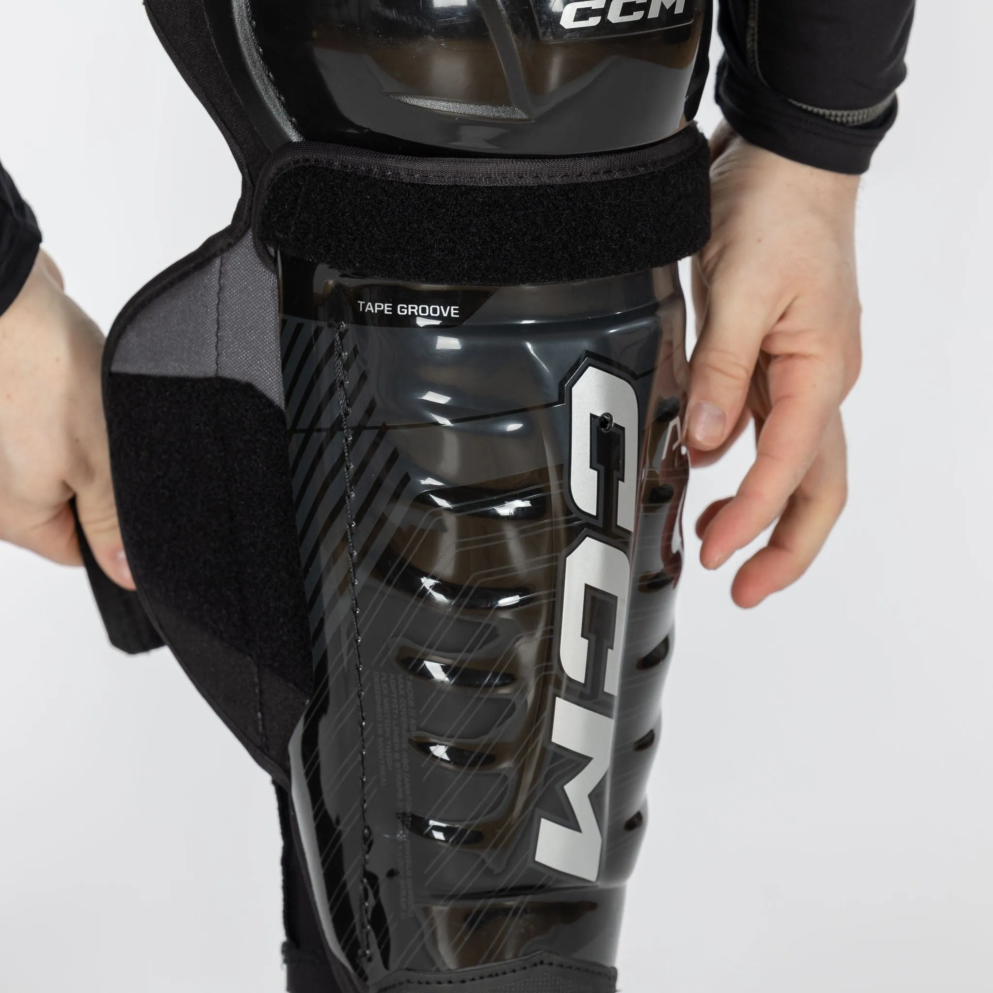 CCM Tacks AS-V Senior Hockey Shin Guards