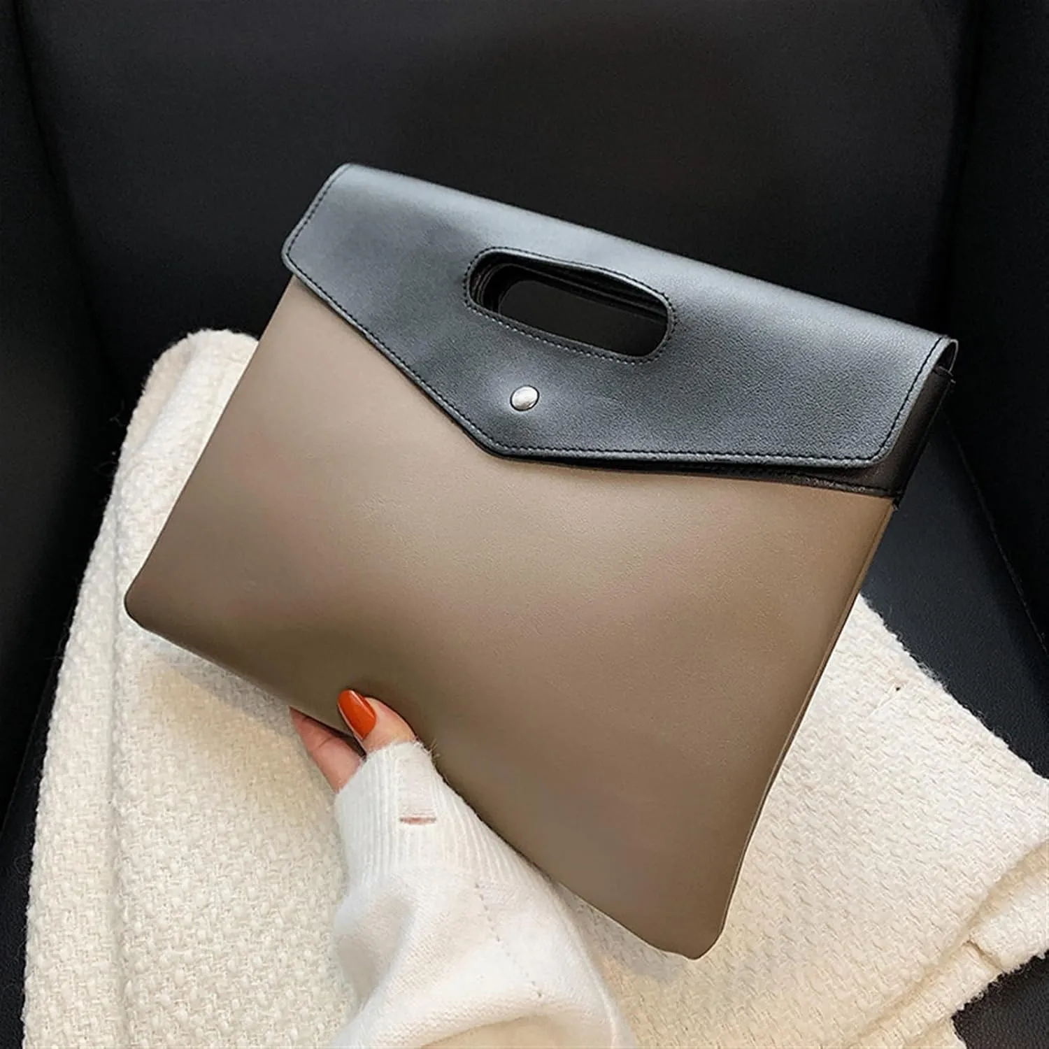 City Lightweight Wear-resistant Water-resistant with official documents Tablet PC Ladies Handbag Shoulder Bag