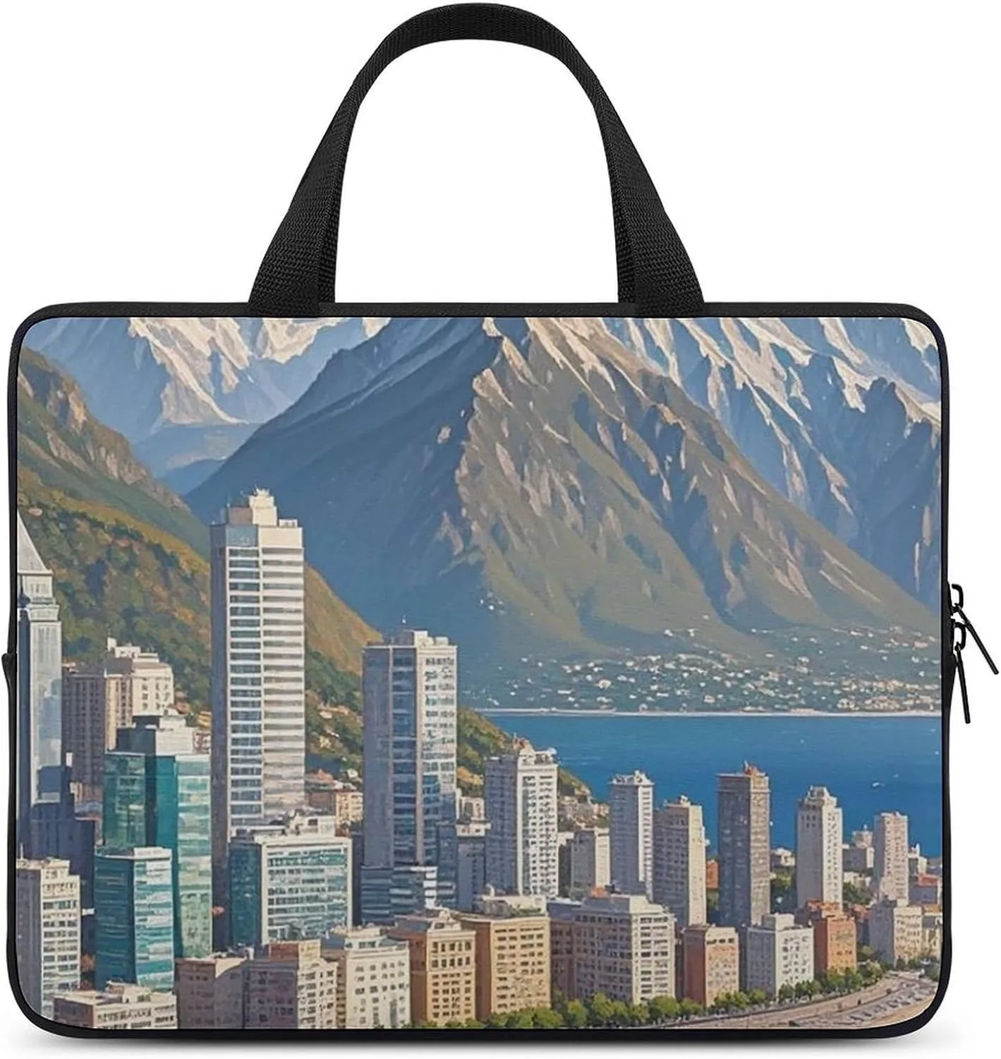 Coastal Cities Laptop Bag Durable Laptop Sleeve Water-Resistant Notebook Bag for Computer Or Tablet