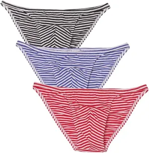 COMLIFE Mens Cotton String Briefs Underwear U Convex Pouch Bikinis