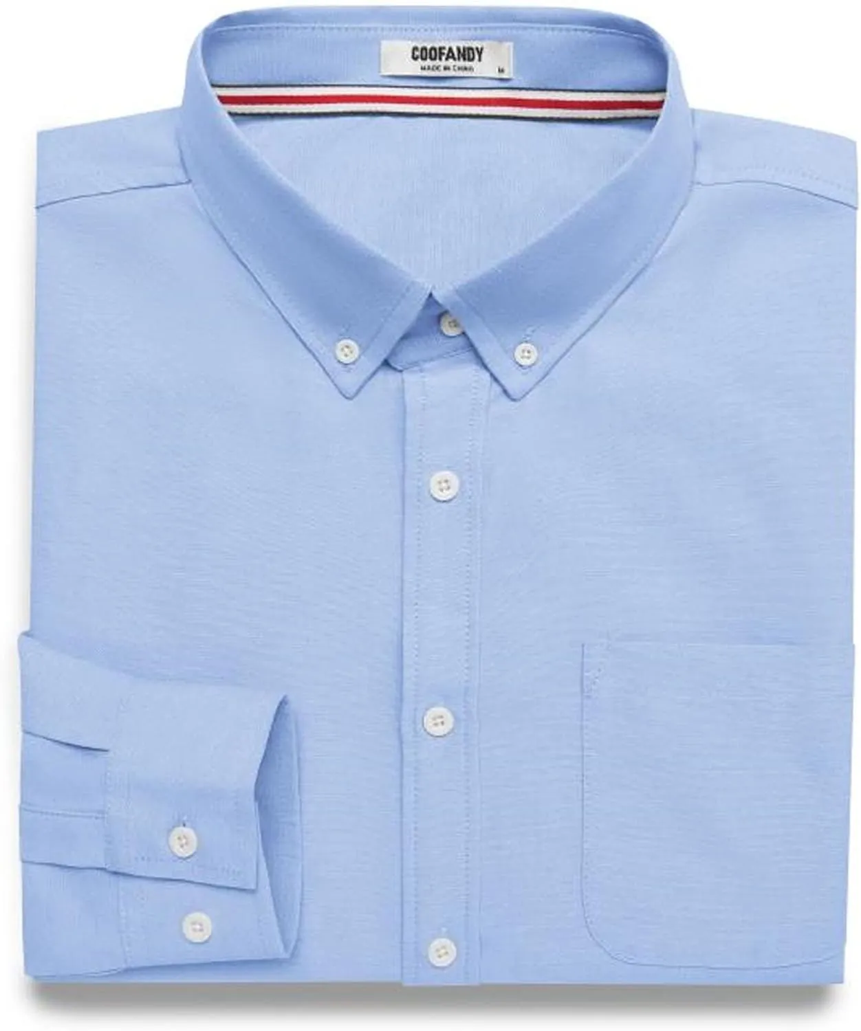 COOFANDY Mens Long Sleeve Button Down Shirt Casual Untucked Shirts for Men Oxford Dress Shirts