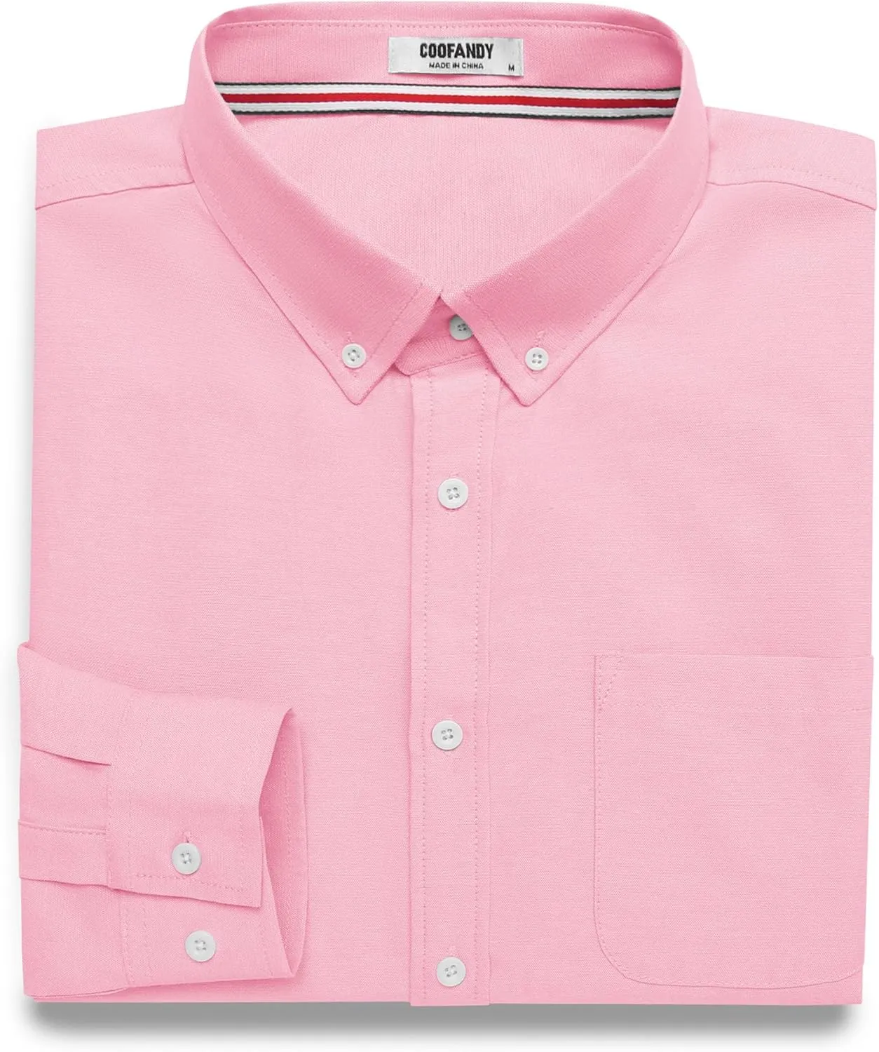 COOFANDY Mens Long Sleeve Button Down Shirt Casual Untucked Shirts for Men Oxford Dress Shirts