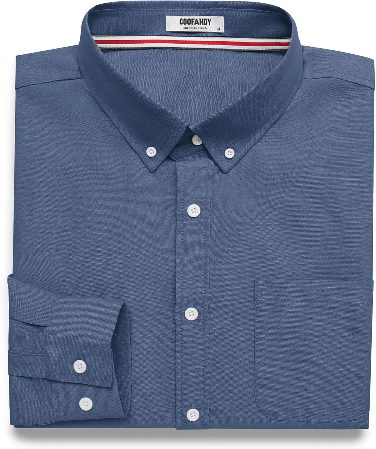 COOFANDY Mens Long Sleeve Button Down Shirt Casual Untucked Shirts for Men Oxford Dress Shirts