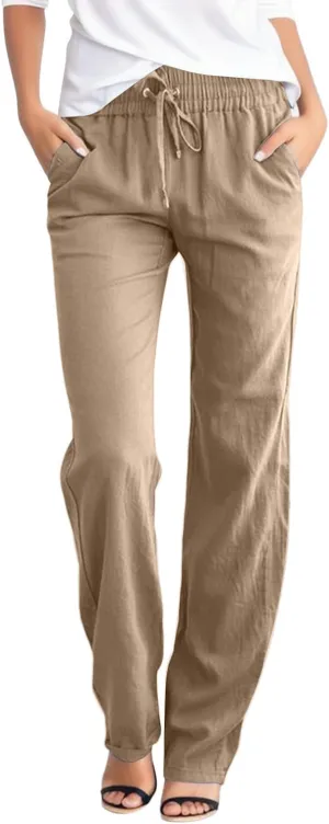 Corduroy Pleated Pants for Women Winter Irregular Travel Slacks with Pockets Barrel Pants Water Resistant