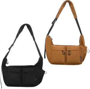 Dallaswind Large Capacity Messenger Canvas Bag, Vintage Water-Resistant Large Crossbody Shoulder Purse,Multi-Pockets