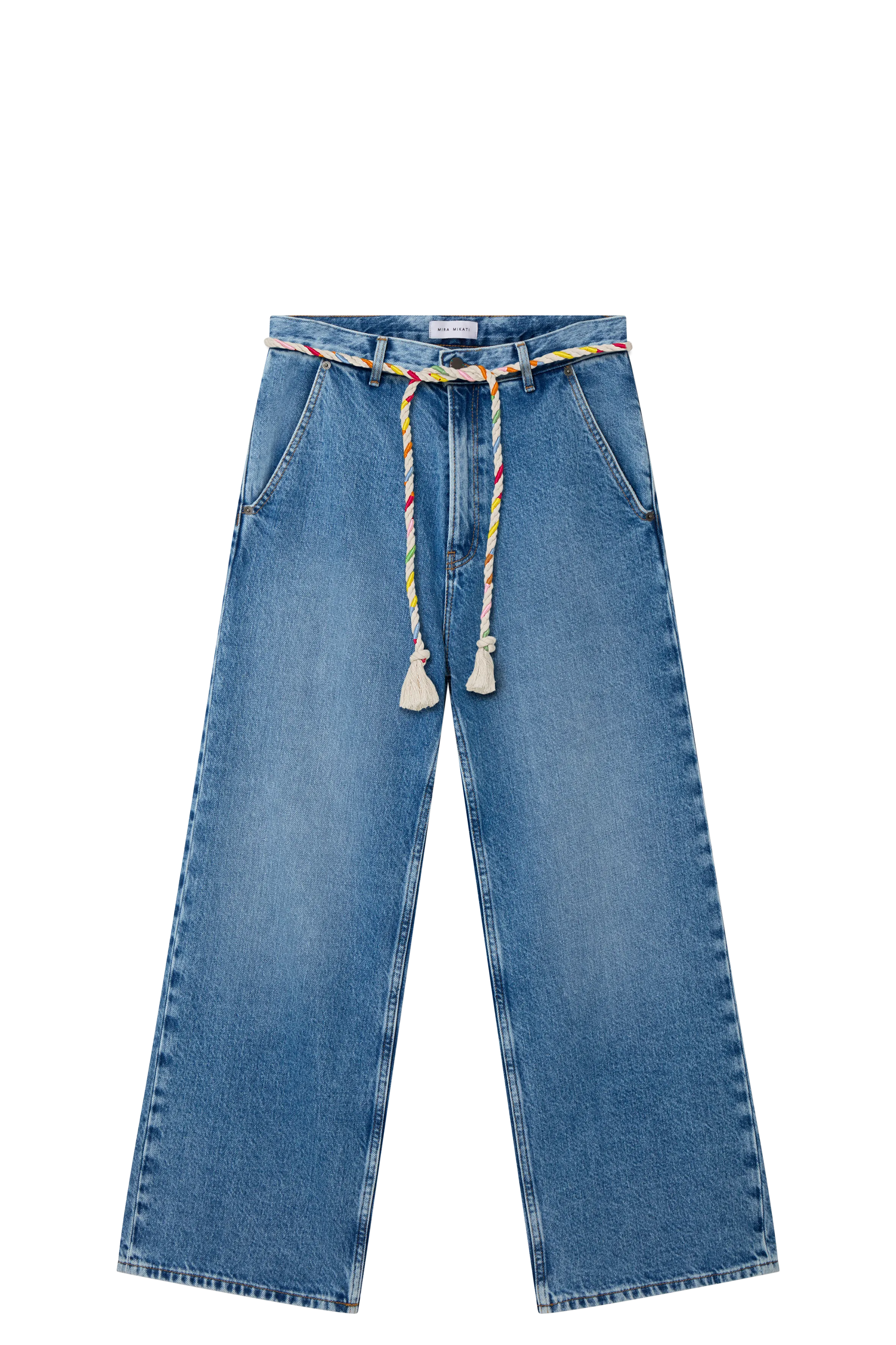 Denim Straight Leg Jeans