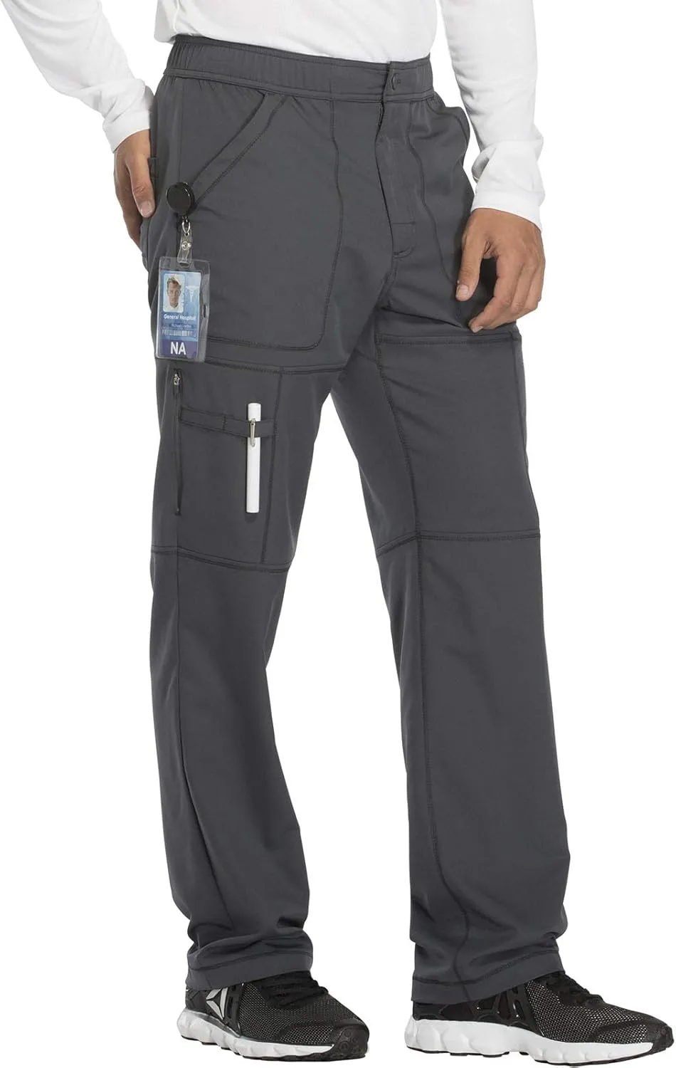 Dickies Dynamix Scrub Pants for Men with Zip Fly, Athletic-Inspired with Four-Way Stretch and Moisture Wicking DK110