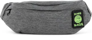DIME BAGS Puff Pack | Water-Resistant Fanny Pack | Athletic Waist Bag (Black)