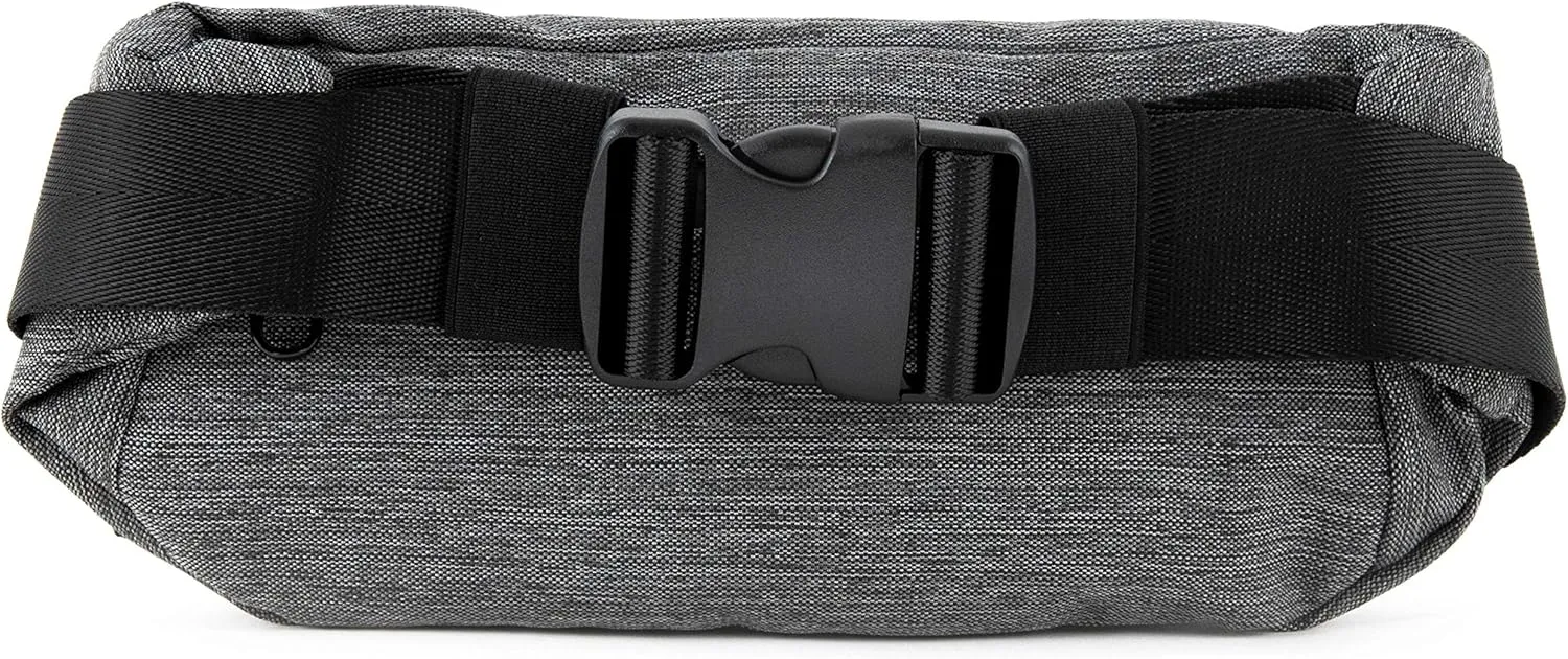 DIME BAGS Puff Pack | Water-Resistant Fanny Pack | Athletic Waist Bag (Black)